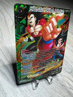 SS4 Son Goku & SS4 Vegeta Radiant Fusion EX23-45 FOIL Dragon Ball Super Card NM - Image 2