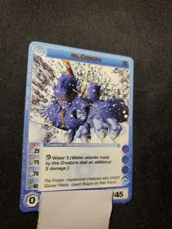 Chaotic TCG 1st Edtition Blugon Copper Letters Card 4/232 Holo Foil Tcg See Pics - Image 2