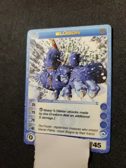 Chaotic TCG 1st Edtition Blugon Copper Letters Card 4/232 Holo Foil Tcg See Pics - Image 3