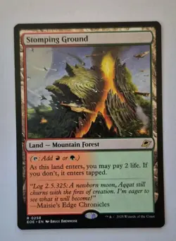 1x Stomping Ground MTG Edge of Eternities Rare 258 NM x1 - Image 1