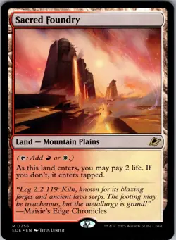 Sacred Foundry - Edge of Eternities Regular MTG 0256 R EOE - Image 1