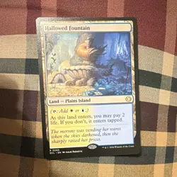 Wizards of the Coast Hallowed Fountain Eclipsed 2026 Regular MTG Rare Land 0265 - Image 1