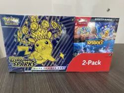 Pokemon Surging Sparks Costco 2-Pack - Elite Trainer Box (ETB) + Booster Bundle - Image 1