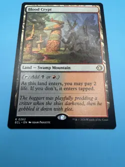 Blood Crypt R 0262 Lorwyn Eclipsed MTG Shock Land NM/M Regular - Image 1
