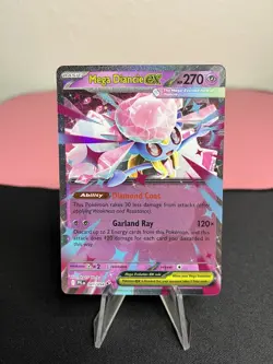 Mega Diancie ex 041/094 Pokemon Me02: Phantasmal Flames Double Rare Holo - Image 1