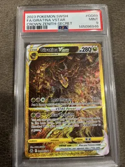 2023 Pokemon SWSH Crown Zenith Giratina VSTAR Galarian Gallery #GG69/GG70 PSA 9 - Image 1