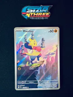 Mienfoo 133/086 WHT EN-White Flare Illustration Rare Pokemon Card - Pack Fresh! - Image 1