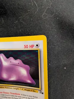 Pokemon TCG Ditto Fossil 3/62 Holo NM 1999-2000 Great Condition - Image 5