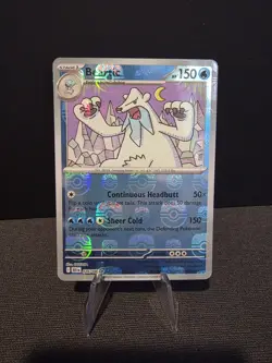 Beartic (Master Ball) 026/086 Black Bolt - Rare Pokemon TCG NM ✅ Misprint - Image 1