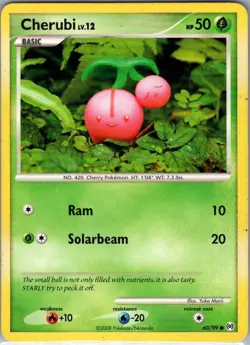 Cherubi 60/99 Non Holo Arceus - Pokemon Card - NM - Image 1