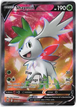 Shaymin V 152/172 Ultra Rare Brilliant Stars Pokemon NM - Image 1
