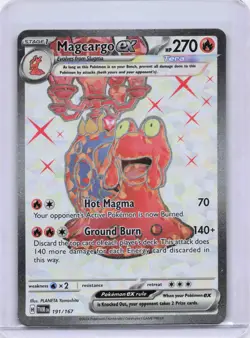 Pokemon Magcargo ex 191/167 Twilight Masquerade SV06 NM 🔥 - Image 1