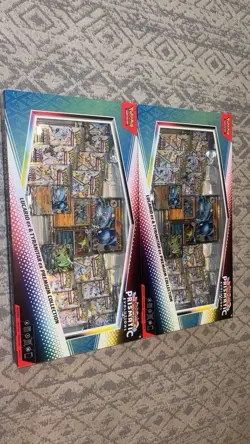 Pokemon Prismatic Lucario Ex Tyranitar Ex Premium Collection Lot of 2 Sealed - Image 1