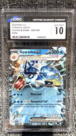 Pokemon Gyarados ex 045/198 Scarlet & Violet Holo CGC 10 - Image 1