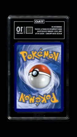 2025 Pokemon SV Prismatic Evolutions Promo #176 Umbreon EX Holo TAG 10 - Image 2