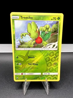 Treecko 8/168 Common Celestial Storm Pokemon Reverse Holo Near Mint - Image 1