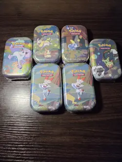Pokemon 2020 Galar Pal Mini Tins 6 New Sealed Tins - Image 1