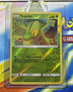 Treecko 20/214 - Pokemon , Lost Thunder (Reverse Holo) (NM) - (Tomokazu Komiya) - Image 3