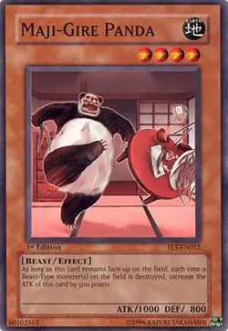 Maji-Gire Panda FET-EN012 Flaming Eternity Yu-Gi-Oh Unlimited LP - Image 1
