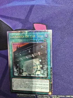 GATEWAY OF THE SIX PLATINUM SECRET RARE RA03-EN229 25TH BONANZA YU-GI-OH - Image 3