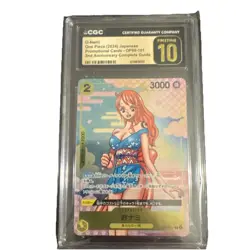One Piece CCG 2024 O-Nami 2nd Anniversary Promo Card OP06-101, CGC 10 PT - Image 1