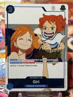 GIRL - One Piece P-096 - SEALED RELEASE WINNER PROMO - Azure Sea's Seven Event - Image 1