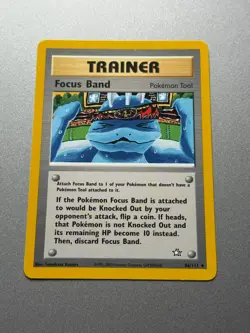 Focus Band 86/111 Pokemon Neo Genesis Rare Card WOTC - Image 2