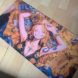 Nami One Piece Rubber Playmat Play Mat Tcg Trading Card Game Gaming Desk Pc Pad - Image 1