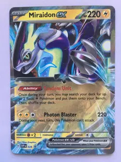 Miraidon ex 028 Sv: Scarlet & Violet Promo Cards Holo - Image 1