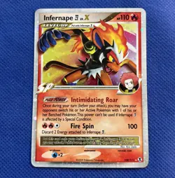 Infernape LV.X Holo Rare Pokemon Card 108/111 Diamond & Pearl Rising Rivals LP+ - Image 1