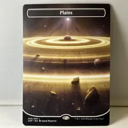 Plains Land (240) Unfinity UNF MTG Magic The Gathering - Image 1