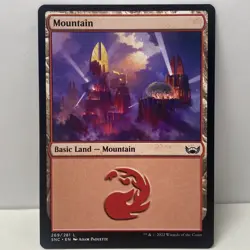 Mountain Land (269) Streets Of New Capenna SNC MTG Magic The Gathering - Image 1