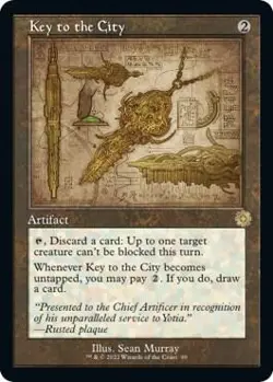 Key to the City 90 The Brothers' War: Retro Frame Artifacts Magic Foil NM/M - Image 1