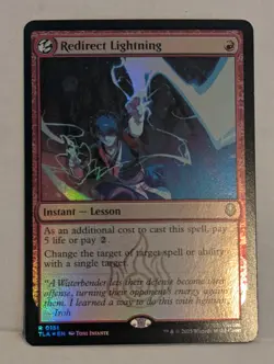 REDIRECT LIGHTNING (FOIL) - MAGIC THE GATHERING AVATAR: THE LAST AIRBENDER K2 - Image 1