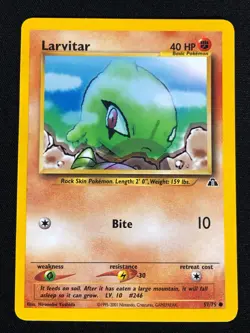 Pokemon Larvitar 57/75 Common (NM) - Image 1