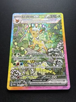 Pokemon: Leafeon ex 144/131 Special Illustration Rare SIR Prismatic Evolution - Image 2