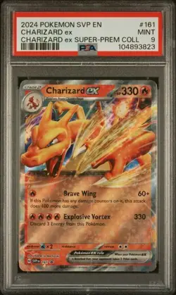 PSA 9 CHARIZARD EX SVP161 SUPER PREMIUM COLLECTION POKEMON MINT - Image 1