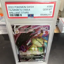 The Pokemon Company Pokemon TCG Mimikyu VMAX 069/172 Holo FA PSA 10 English - Image 1