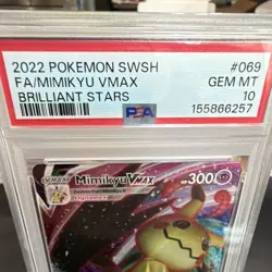 The Pokemon Company Pokemon TCG Mimikyu VMAX 069/172 Holo FA PSA 10 English - Image 2