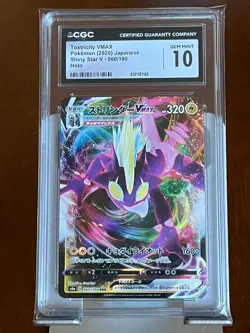 Pokemon Toxtricity VMAX #60 Shiny Star V Japanese CGC 10 Gem Mint - Image 3