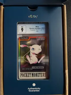 Pokemon 1997 Bandai Carddass Foil Part 3/4 - No. 151💎Mew💎CGC 9 (Authenticated) - Image 4