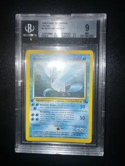 Pokemon Articuno Fossil 2/62 Holo ITA BGS 9 - No Charizard Crystal - Image 1