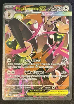 Pokemon TCG Mega Lopunny EX Phantasmal Flames SIR 128/094 MINT - Image 1