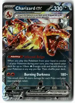 Charizard ex ⭐ 054/091 Holo Double Rare Paldean Fates 2024 Pokemon NM - Image 1