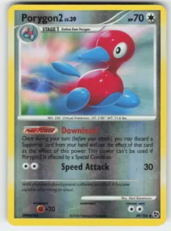 Porygon2 49/106 Uncommon Great Encounters Pokemon Reverse Holo Moderately Played - Image 1