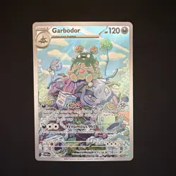 Garbador 204/182 Pokemon TCG Paradox Rift Illustration - Image 1