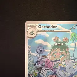 Garbador 204/182 Pokemon TCG Paradox Rift Illustration - Image 2