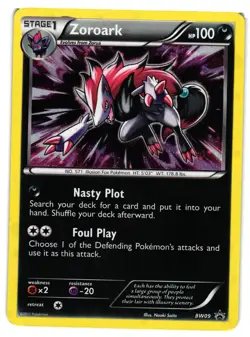 Pokemon TCG Zoroark Holo Black and White Promos BW09 LP - Image 1
