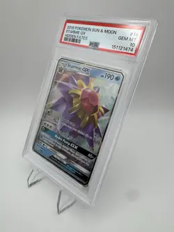 2019 POKEMON HIDDEN FATES STARMIE GX #14/68 PSA 10 GEM MINT HOLO - Image 4