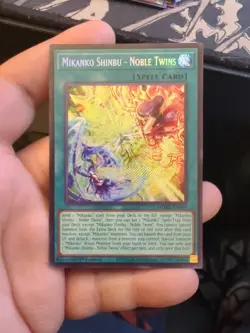 Yu-Gi-Oh!-Mikanko Shinbu-Noble Twins-Secret-Rare-MZMU EN019 - Image 1